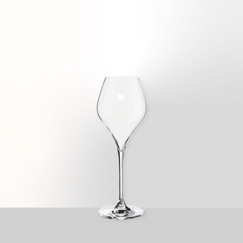 Champagne Glass "Petit Coeur" (6x)